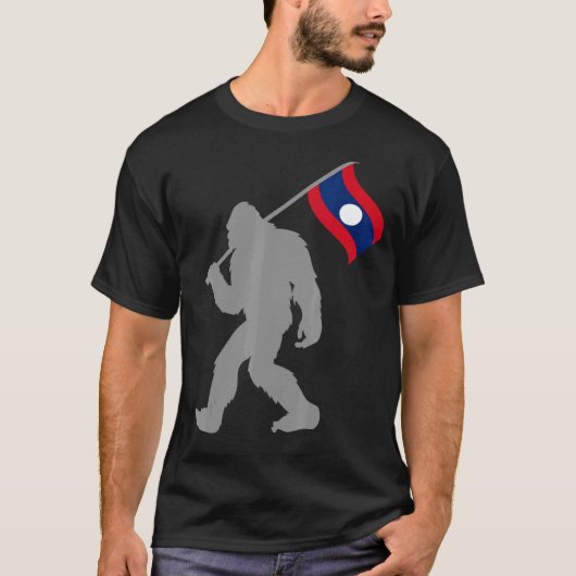 ラオス国旗 Tシャツ (正面)