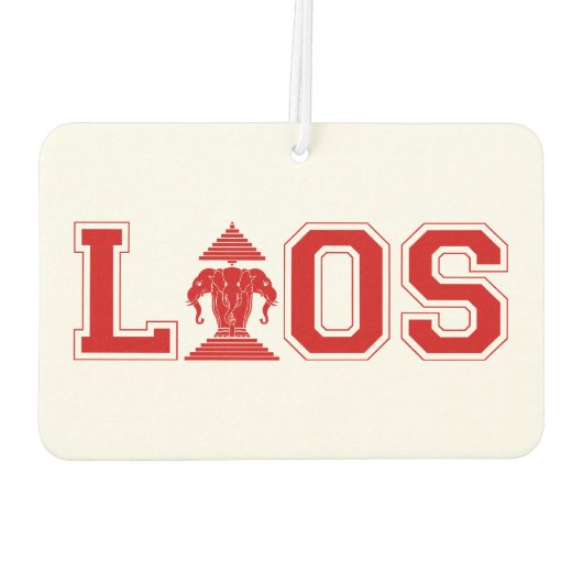 ラオス大学 カーエアーフレッシュナー (裏面)