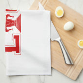 ラオス大学 キッチンタオル (四つ折り)