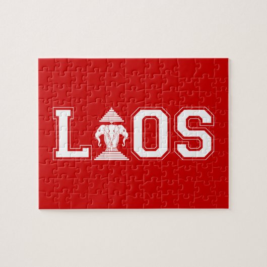 ラオス大学 ジグソーパズル (横)