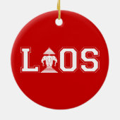 ラオス大学 セラミックオーナメント (裏面)