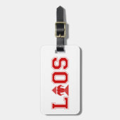 ラオス大学 ラゲッジタグ (正面縦)