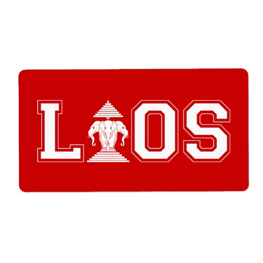 ラオス大学 ラベル (正面)