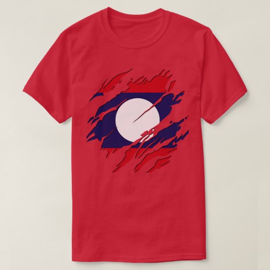 ラオス常に Tシャツ (デザイン正面)