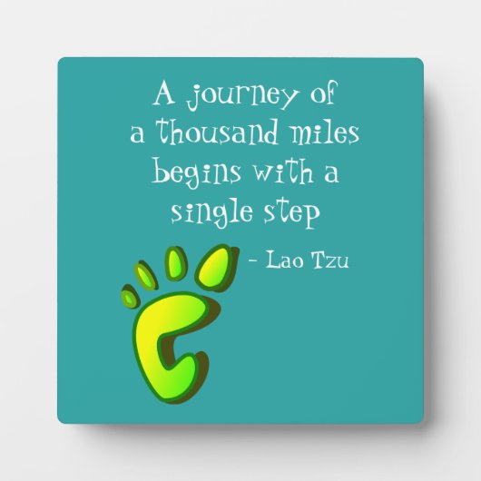 ラオス感動的ツ引用文 フォトプラーク (正面)