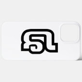 ラオス数字のフォー / 4 / ໔ (ラオス語でSee/Si) Case-Mate iPhoneケース (裏面 (横))