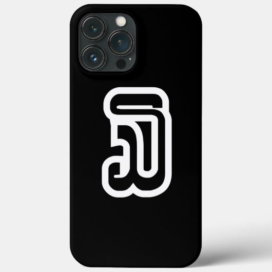 ラオス数字の3 / 三 / ໓ (サム) Case-Mate iPhoneケース (裏面)