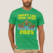 ラオス新年2ナガ2025 Tシャツ (正面)