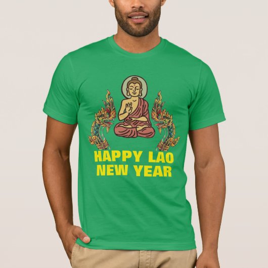 ラオス正月2NagaTシャツ Tシャツ (正面)