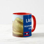 ラオス独立歴史マグ マグカップ (正面右)