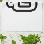 ラオス第5番/ 5 / (ハ໕/ハ)ラオス キッチンタオル (折り畳み)