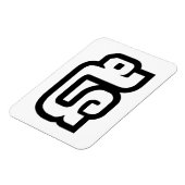 ラオス第5番/ 5 / (ハ໕/ハ)ラオス マグネット (左側)