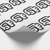 ラオス第5番/ 5 / (ハ໕/ハ)ラオス ラッピングペーパー (角)