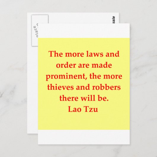 ラオス素晴らしツ引用文 ポストカード (正面/裏面)