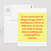 ラオス素晴らしツ引用文 ポストカード (正面/裏面)