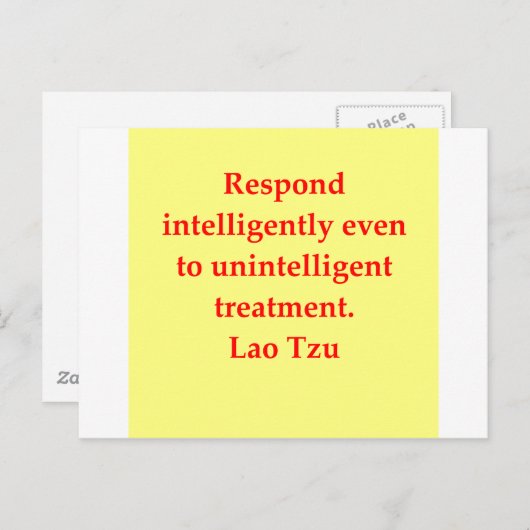 ラオス素晴らしツ引用文 ポストカード (正面/裏面)