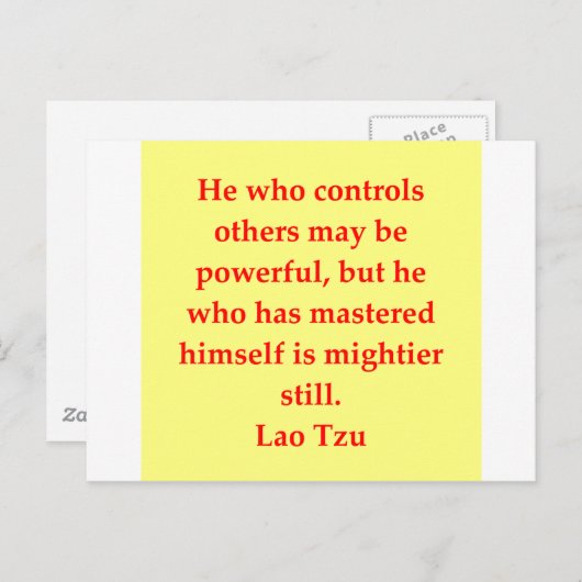 ラオス素晴らしツ引用文 ポストカード (正面/裏面)