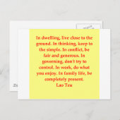 ラオス素晴らしツ引用文 ポストカード (正面/裏面)