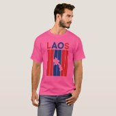 ラオス縁ど国 Tシャツ (正面フル)