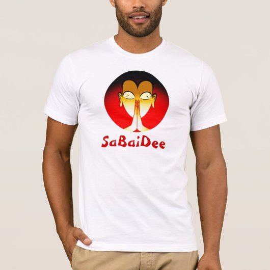 ラオス語: SaBaiDee Tシャツ (正面)