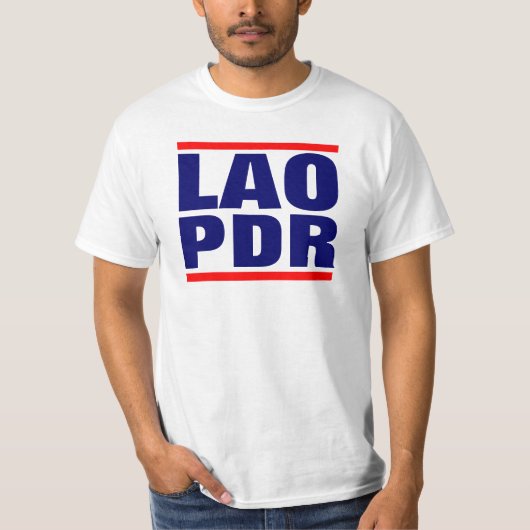 ラオス語PDR Tシャツ (正面)