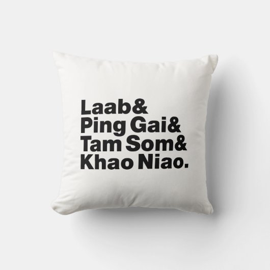ラオス通り食品 クッション (正面)