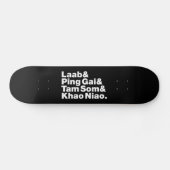 ラオス通り食品 スケートボード (横)