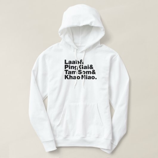 ラオス通り食品 パーカ (デザイン正面)