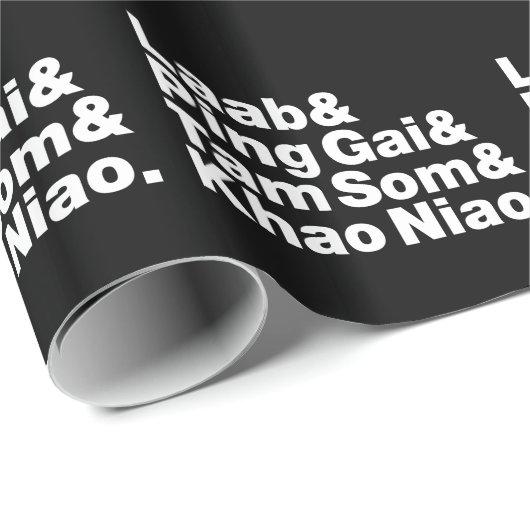 ラオス通り食品 ラッピングペーパー (ロールコーナー)