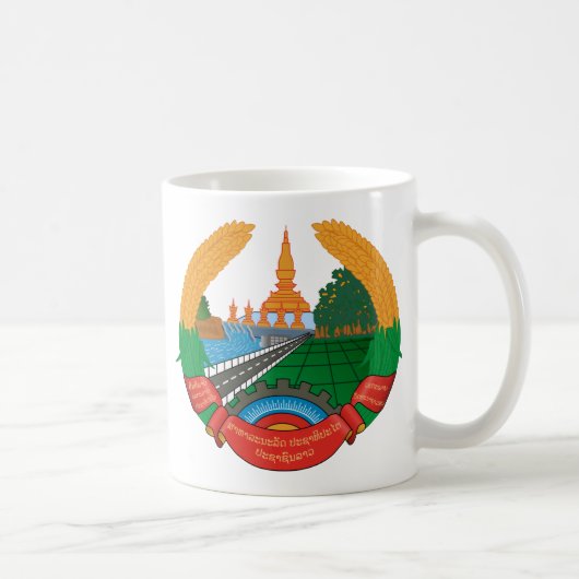 ラオス エンブレム コーヒーマグカップ (右)