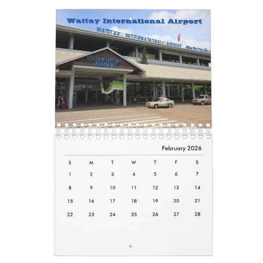 ラオス カレンダー (2月 2026)