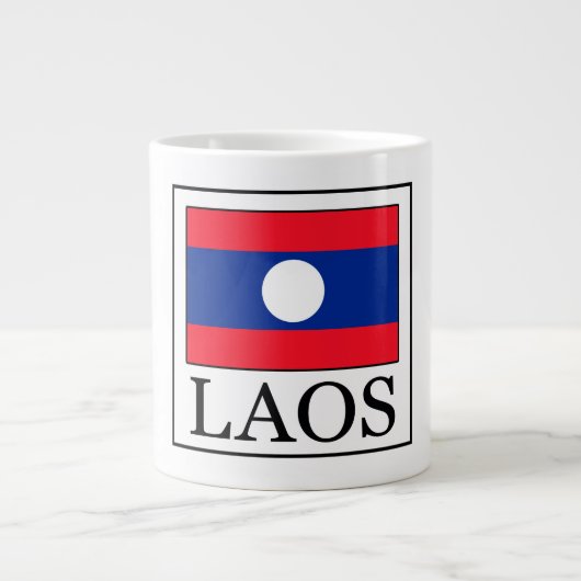 ラオス ジャンボコーヒーマグカップ (正面)