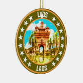 ラオス セラミックオーナメント (右)
