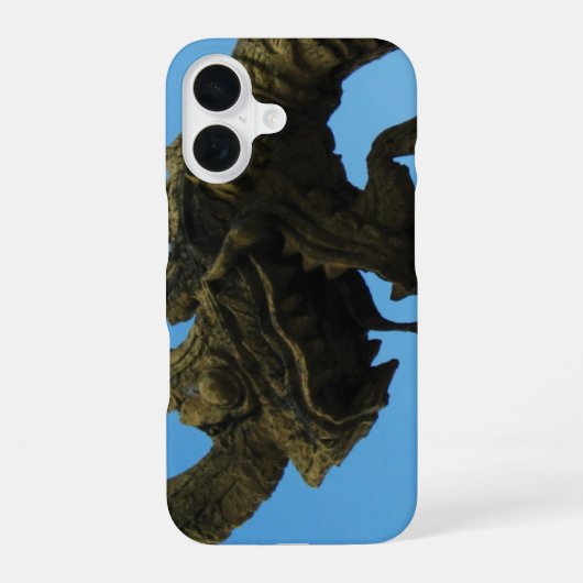 ラオス、パタートルアン仏塔のナーガ iPhone 16ケース (裏面)