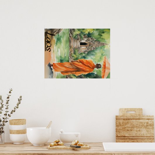 ラオス ポスター (キッチン)