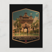 ラオス ポストカード (正面)