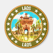 ラオス マグネット (正面)