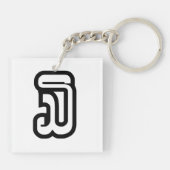 ラオス/ラオス第3 / 3 / ໓ (Sam)ラオス キーホルダー (裏面)