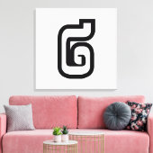 ラオス/ラオス2 / 2 / ໒ （曲）ラオス キャンバスプリント (インサイチュ (リビング))