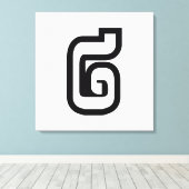 ラオス/ラオス2 / 2 / ໒ （曲）ラオス キャンバスプリント (インサイチュ (ウッドフロア))