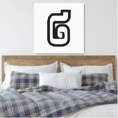 ラオス/ラオス2 / 2 / ໒ （曲）ラオス キャンバスプリント (インサイチュ (寝室))