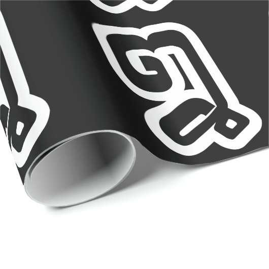 ラオス/ラオスNumber 8 / ໘ 8 / (Bad/Paet) Laotian ラッピングペーパー (ロールコーナー)