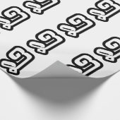 ラオス/ラオスNumber 8 / ໘ 8 / (Bad/Paet) Laotian ラッピングペーパー (角)