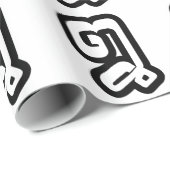 ラオス/ラオスNumber 8 / ໘ 8 / (Bad/Paet) Laotian ラッピングペーパー (ロールコーナー)