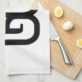 ラオス/ラオスNumber 9 / 9 / ໙ (Kao/Gao)ラオス キッチンタオル (四つ折り)