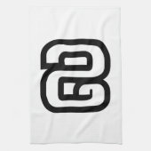 ラオス/ラオスNumber 9 / 9 / ໙ (Kao/Gao)ラオス キッチンタオル (縦)