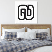 ラオス/ラオスNumber 9 / 9 / ໙ (Kao/Gao)ラオス キャンバスプリント (インサイチュ (寝室))