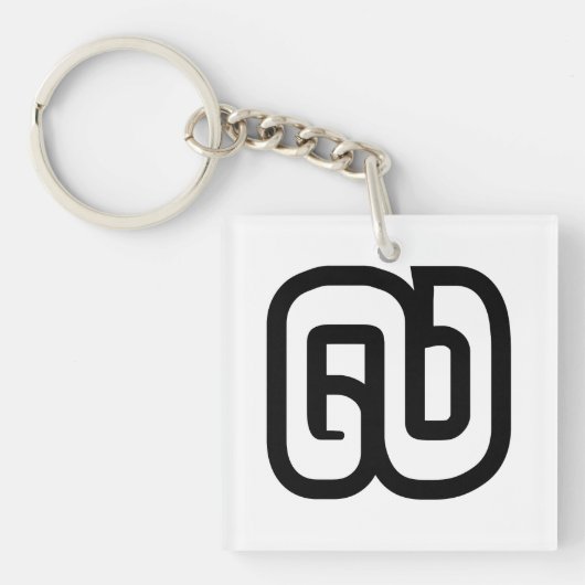 ラオス/ラオスNumber 9 / 9 / ໙ (Kao/Gao)ラオス キーホルダー (正面)