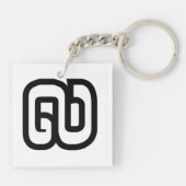 ラオス/ラオスNumber 9 / 9 / ໙ (Kao/Gao)ラオス キーホルダー (裏面)