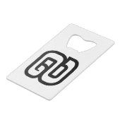 ラオス/ラオスNumber 9 / 9 / ໙ (Kao/Gao)ラオス クレジットカード栓抜き (裏面アングル)